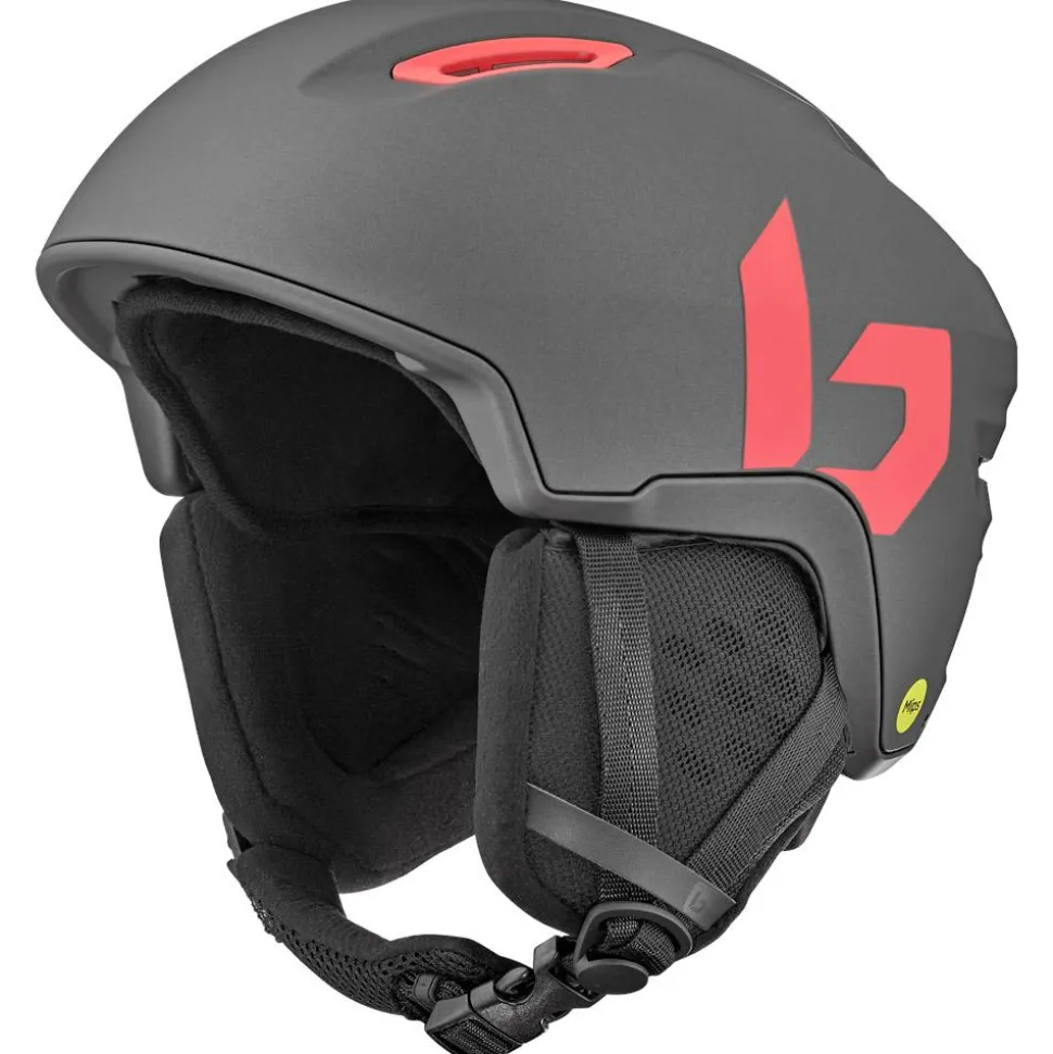 Casque Bollé Atmos Mips Titanium Red Matte