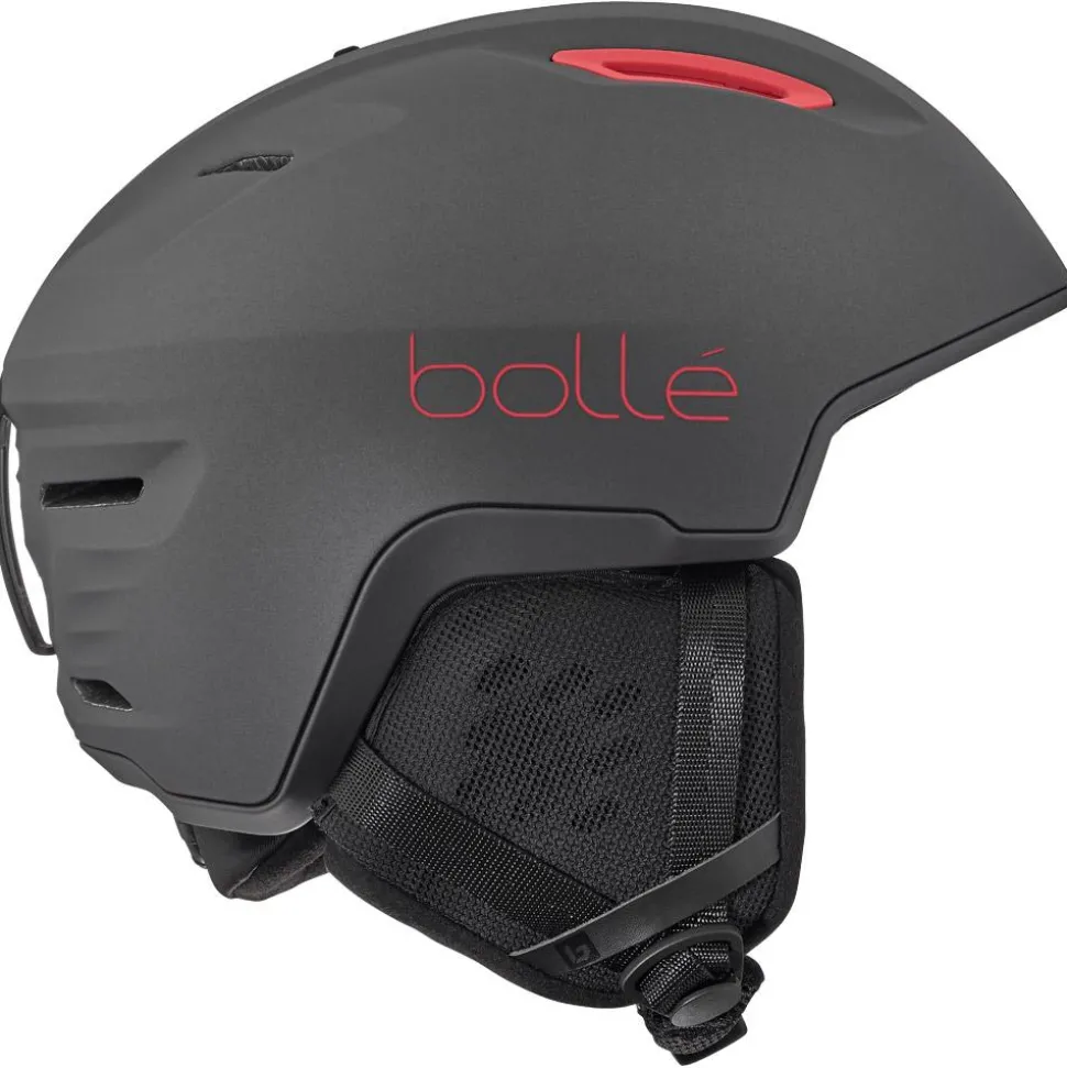 Casque Bollé Atmos Mips Titanium Red Matte