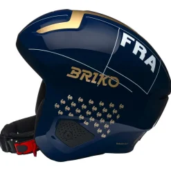 Casque Briko Vulcano 2.0 France Shiny Tangaroa Blue Gold White