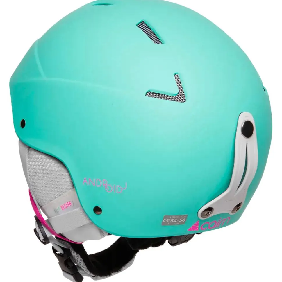 Casque Cairn Android Junior Turquoise Neon Pink
