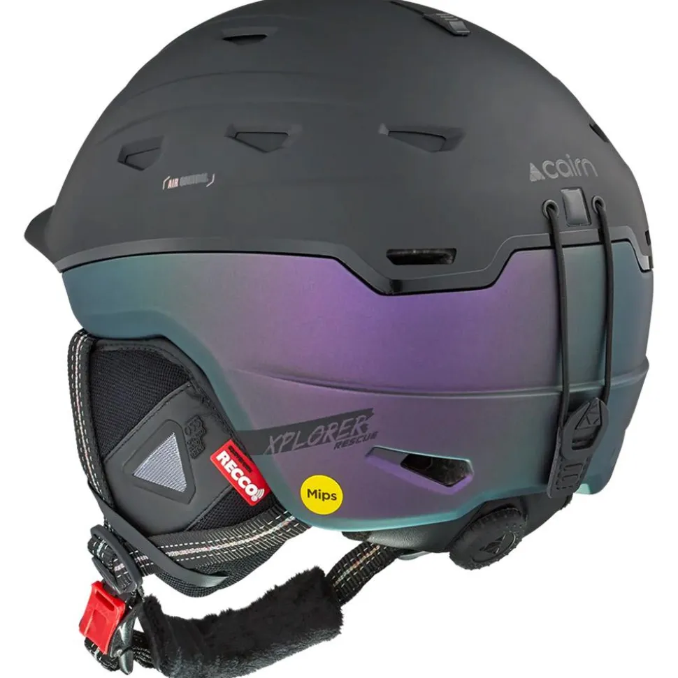 Casque Cairn Xplorer Rescue Mips Mat Black Cameleon