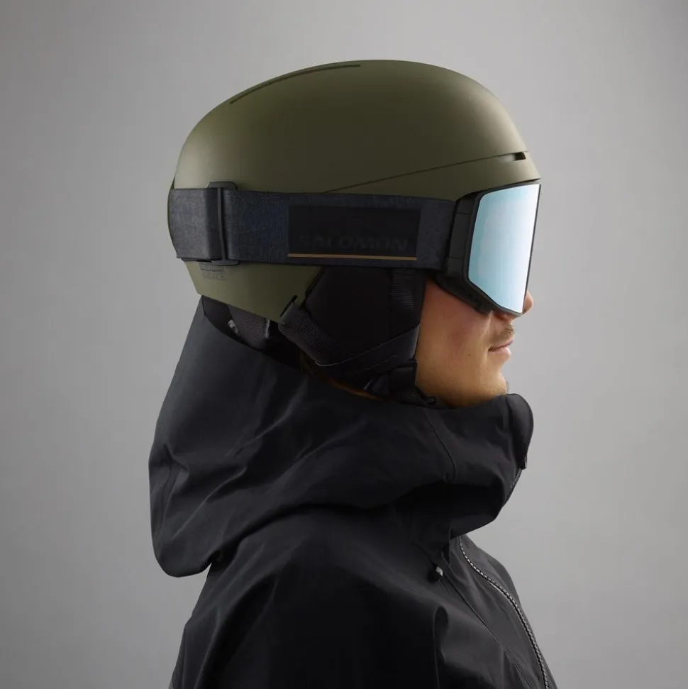 Casque Salomon Brigade Mips Olive Night