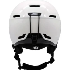 Casque visière AZR Orion Visor Blanc Nacré Noir Verni Gris Miroir + Yellow Visor