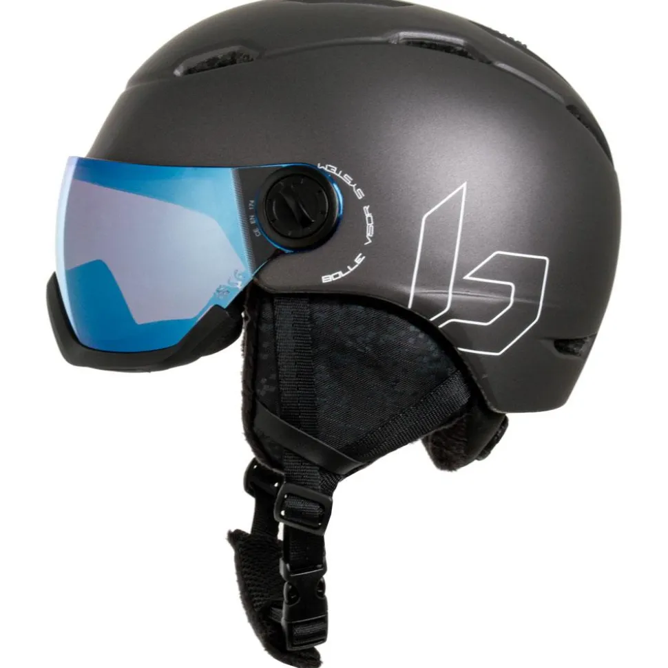 Casque visière Bollé Mercuro Visor Black Matte Blue Mirror