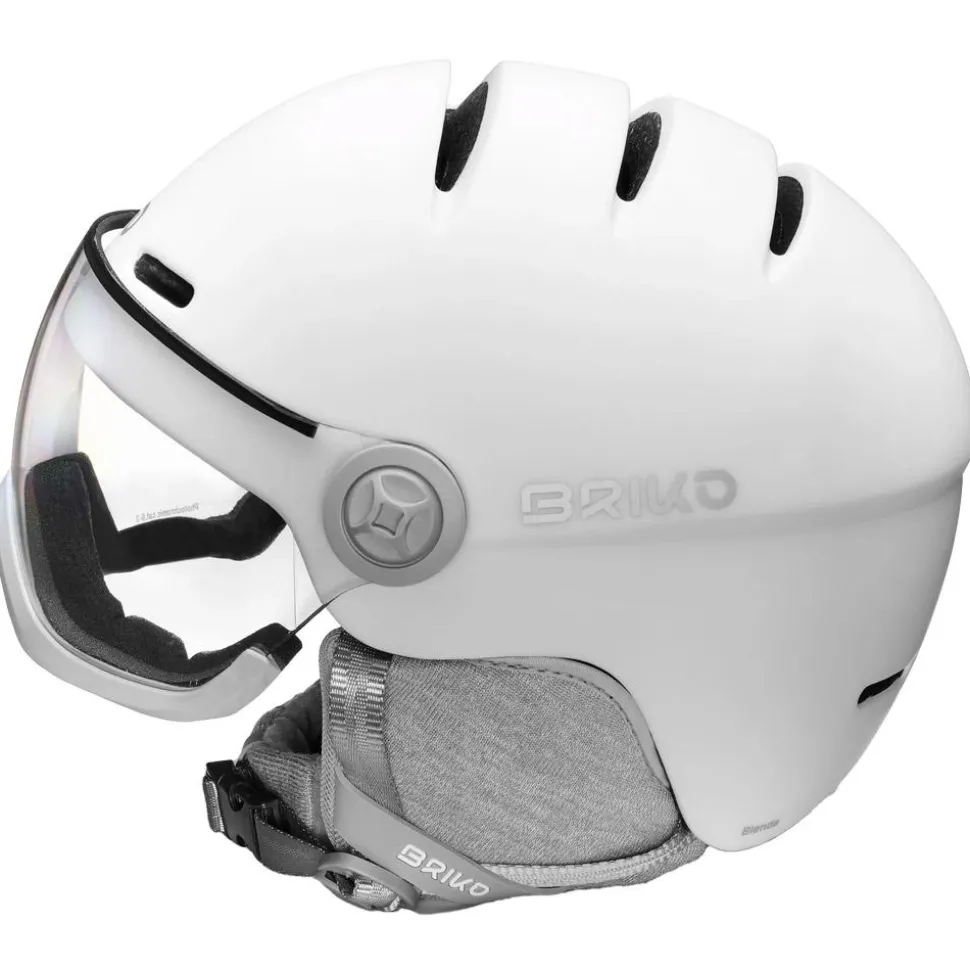 Casque visière Briko Blenda Visor Matt White