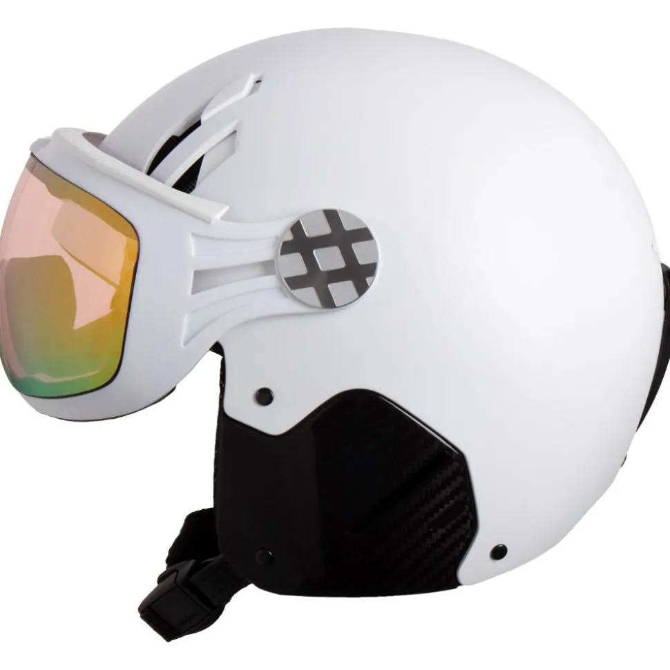 Casque visière Diezz Major Carbone White Carbon