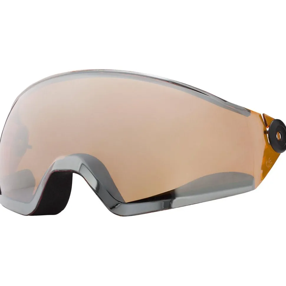Casque visière Rossignol Fit Visor Impacts Black Orange Silver Mirror