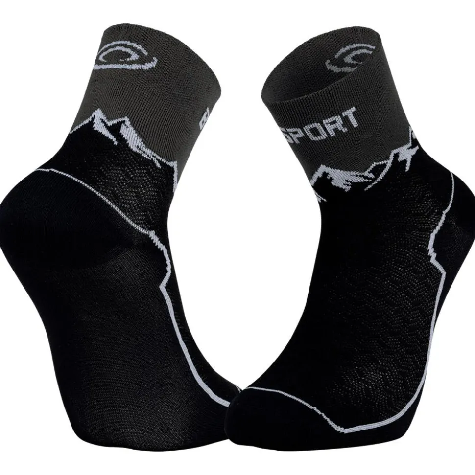 Chaussettes Bv Sport Gr Double Socks Mid Black