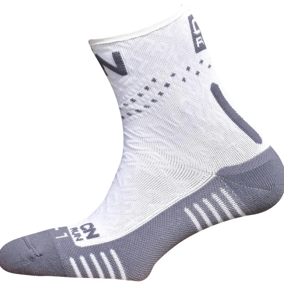 Chaussettes Curlynak Run Speed Blanc Gris