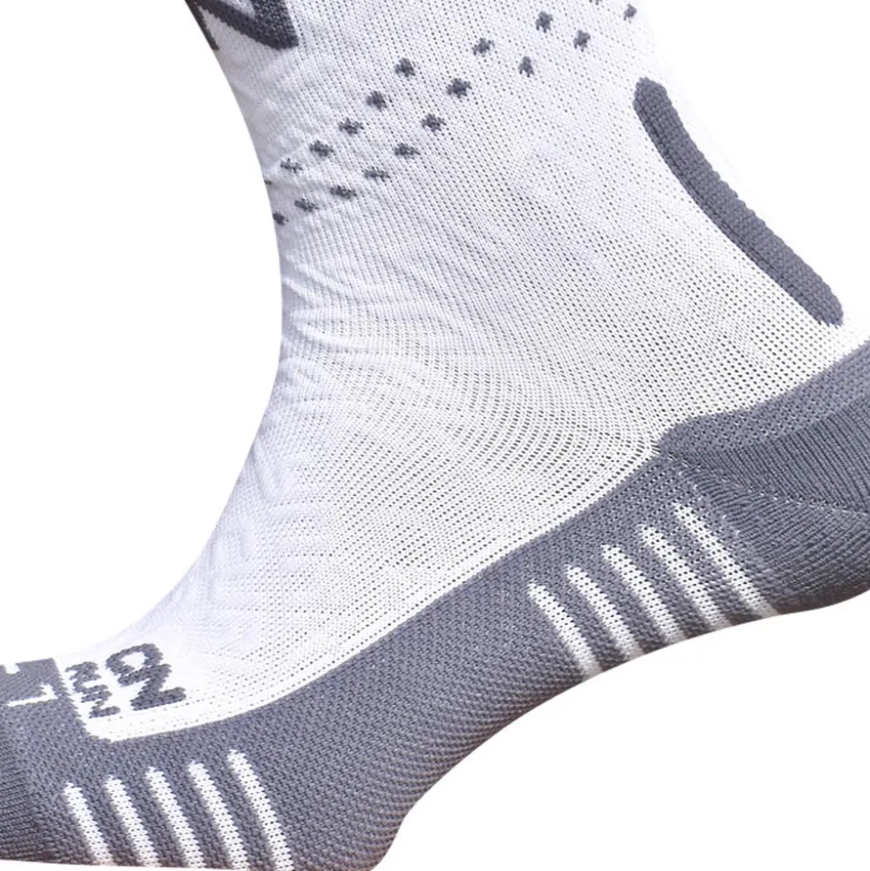 Chaussettes Curlynak Run Speed Blanc Gris