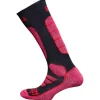 Chaussettes Curlynak Ski Comfort Gris Orange Mélangé