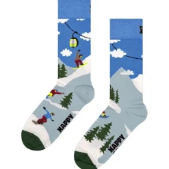 Chaussettes Happy Socks Crew Socks Snowboard Blue