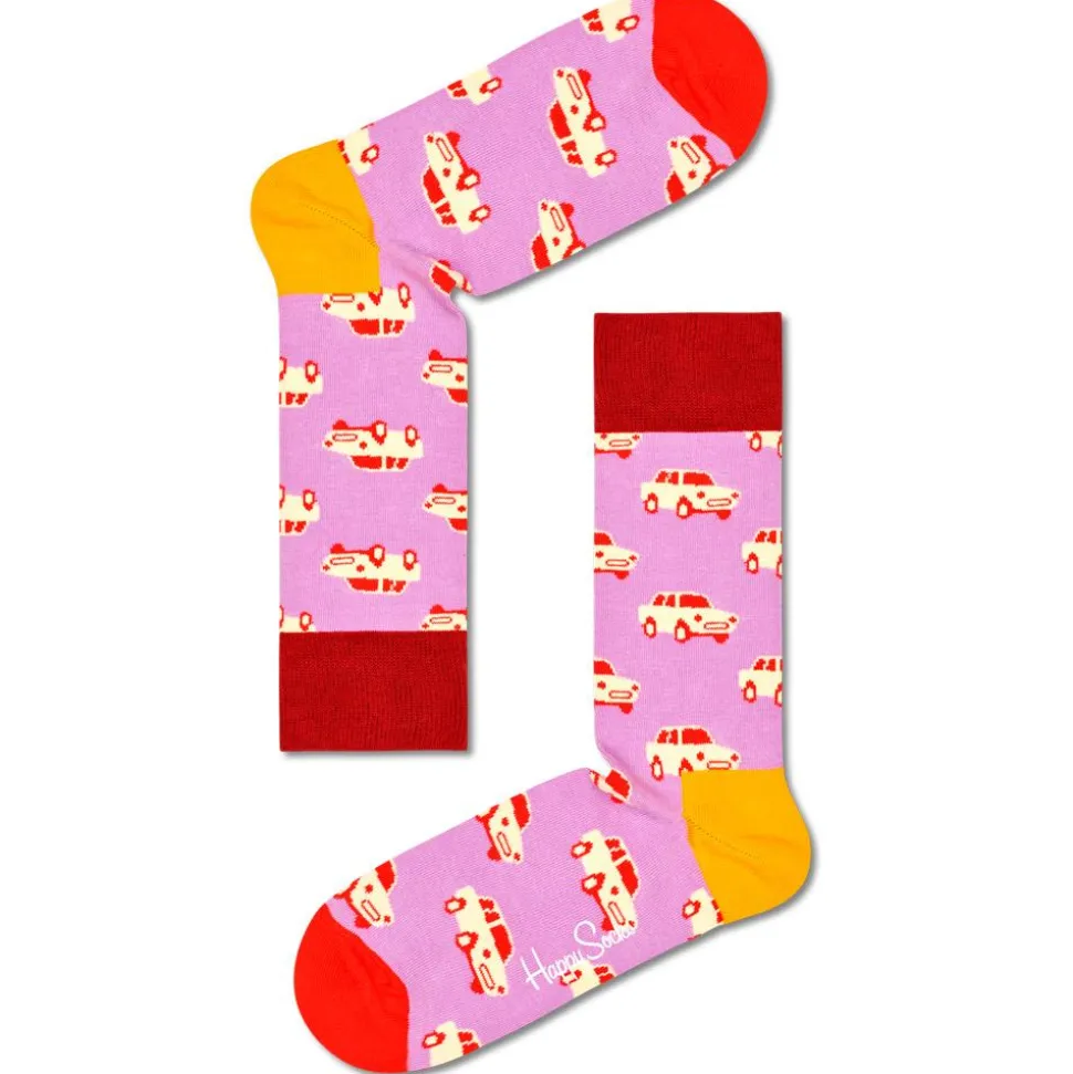 Chaussettes Happy Socks Car Lilas