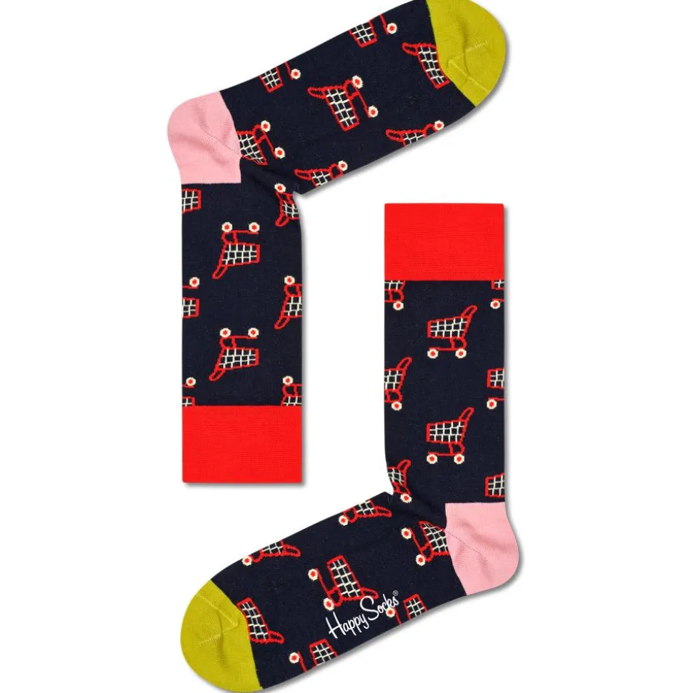 Chaussettes Happy Socks Shop Til You Drop Bleu Foncé