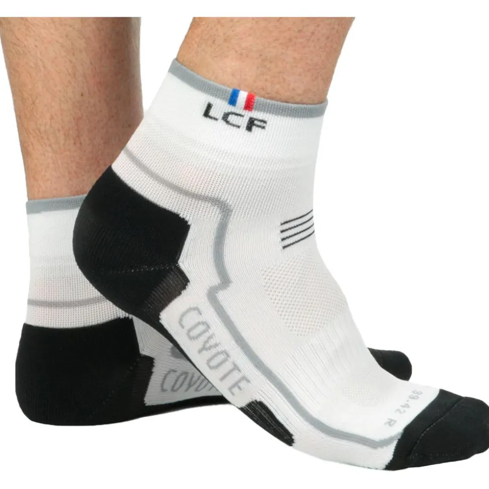 Chaussettes La Chaussette de France Coyote Mid Blanc