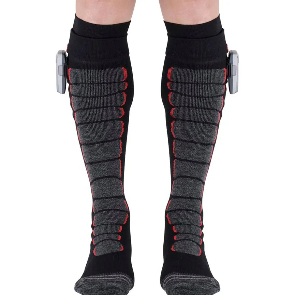 Chaussettes Monnet Heatprotech Socks Noir Rouge