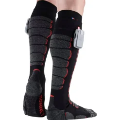 Chaussettes Monnet Heatprotech Socks Noir Rouge