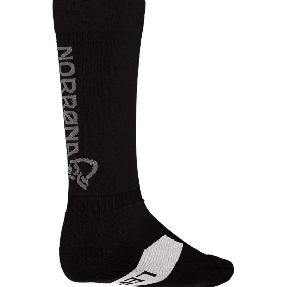 Chaussettes Norrona Senja Merino Lightweight Socks Long Caviar