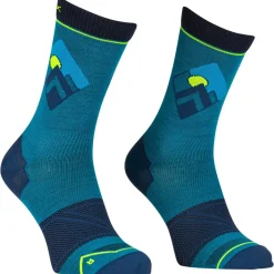 Chaussettes Ortovox Alpine Light Comp Mid Socks Mountain Blue