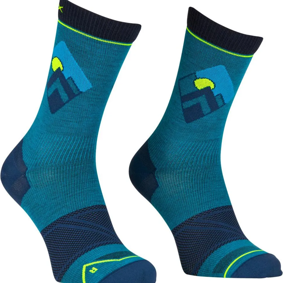 Chaussettes Ortovox Alpine Light Comp Mid Socks Mountain Blue