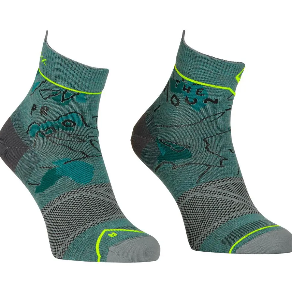 Chaussettes Ortovox Alpine Light Quarter Socks Arctic Grey