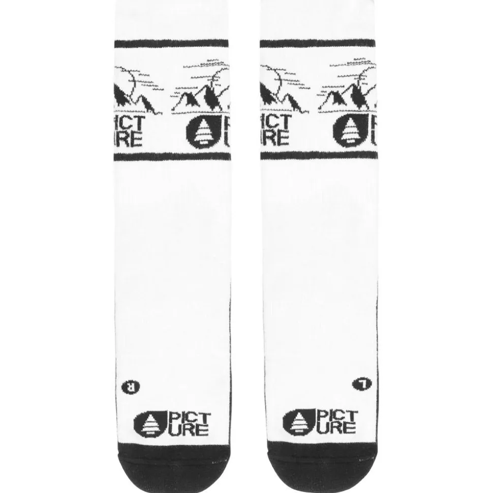 Chaussettes Picture Bazik Socks White
