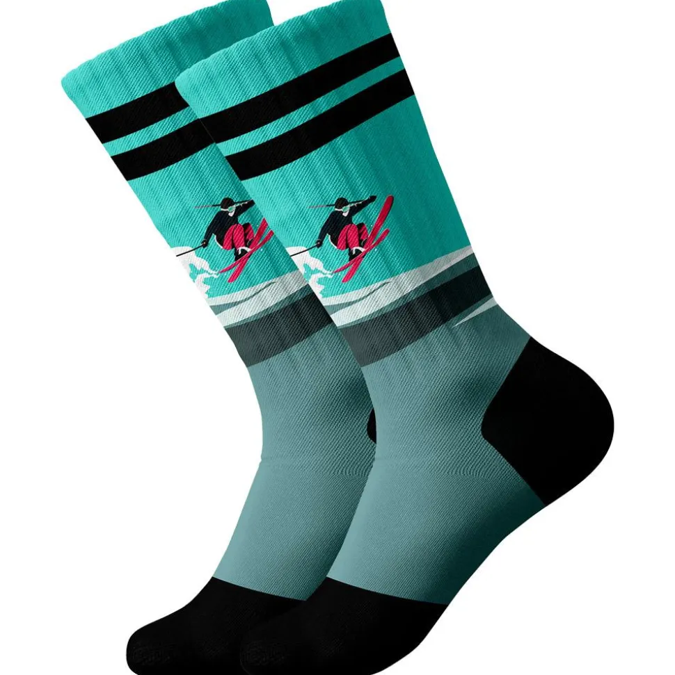 Chaussettes Pullin Long Socks Poetes