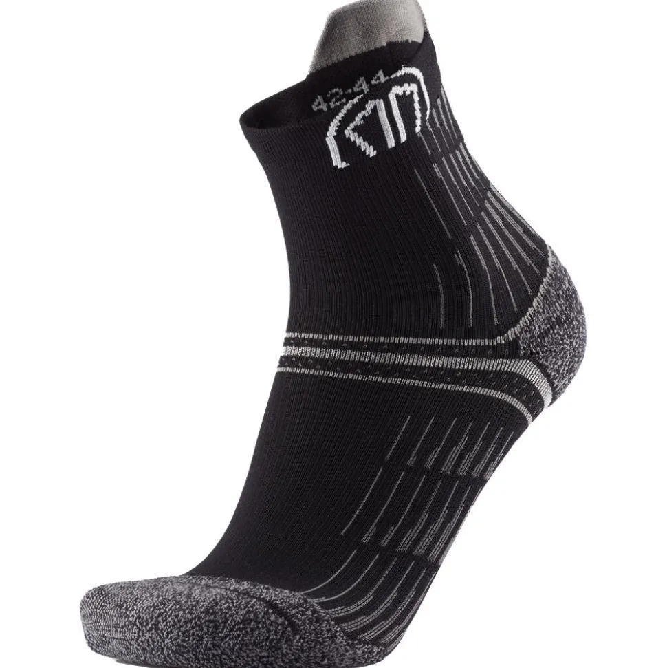 Chaussettes Sidas Run Anatomic Comfort Ankle Noir Gris