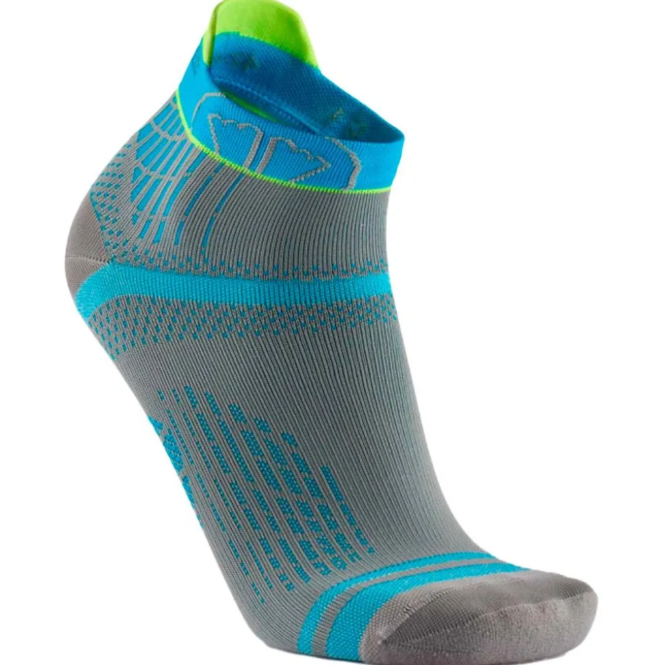 Chaussettes Sidas Run Feel Ankle Gris Turquoise