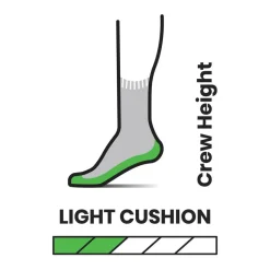 Chaussettes Smartwool M's Hike Light Cushion Crew Medium Gray