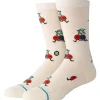 Chaussettes Stance Crew Sock II Community Crew Ivory