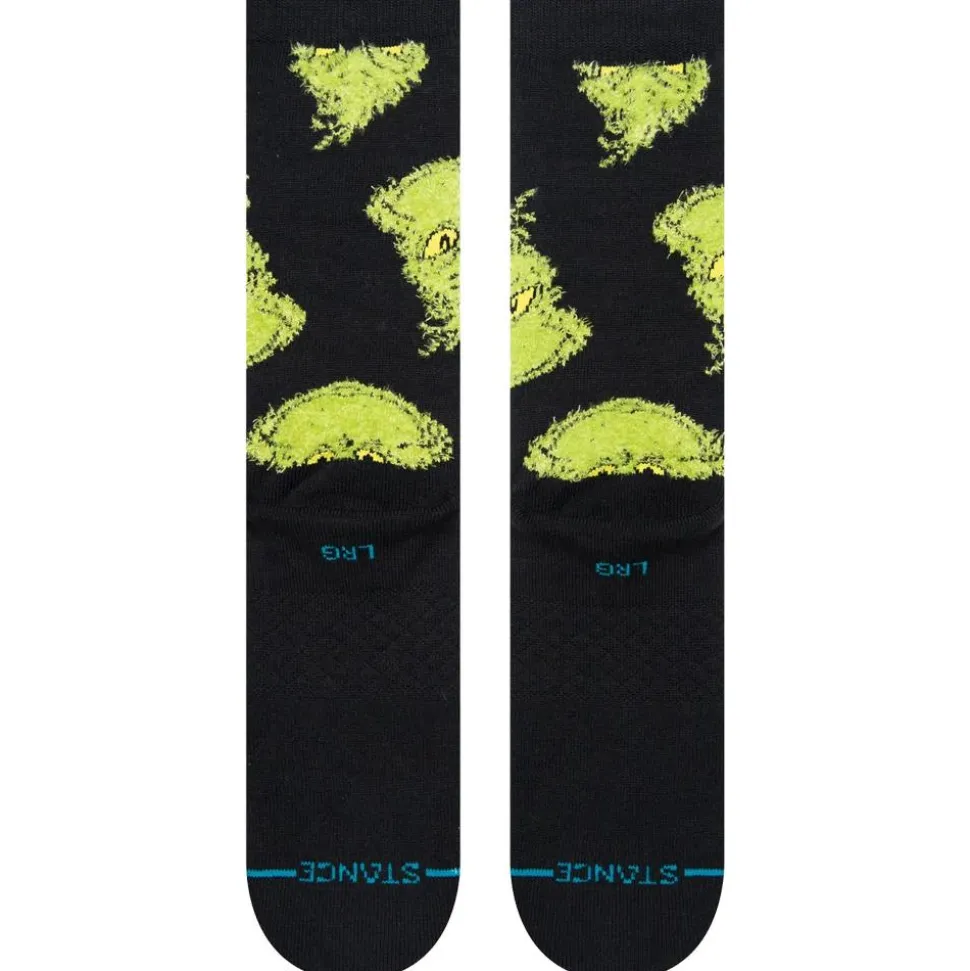 Chaussettes Stance Crew Sock Mean One Black