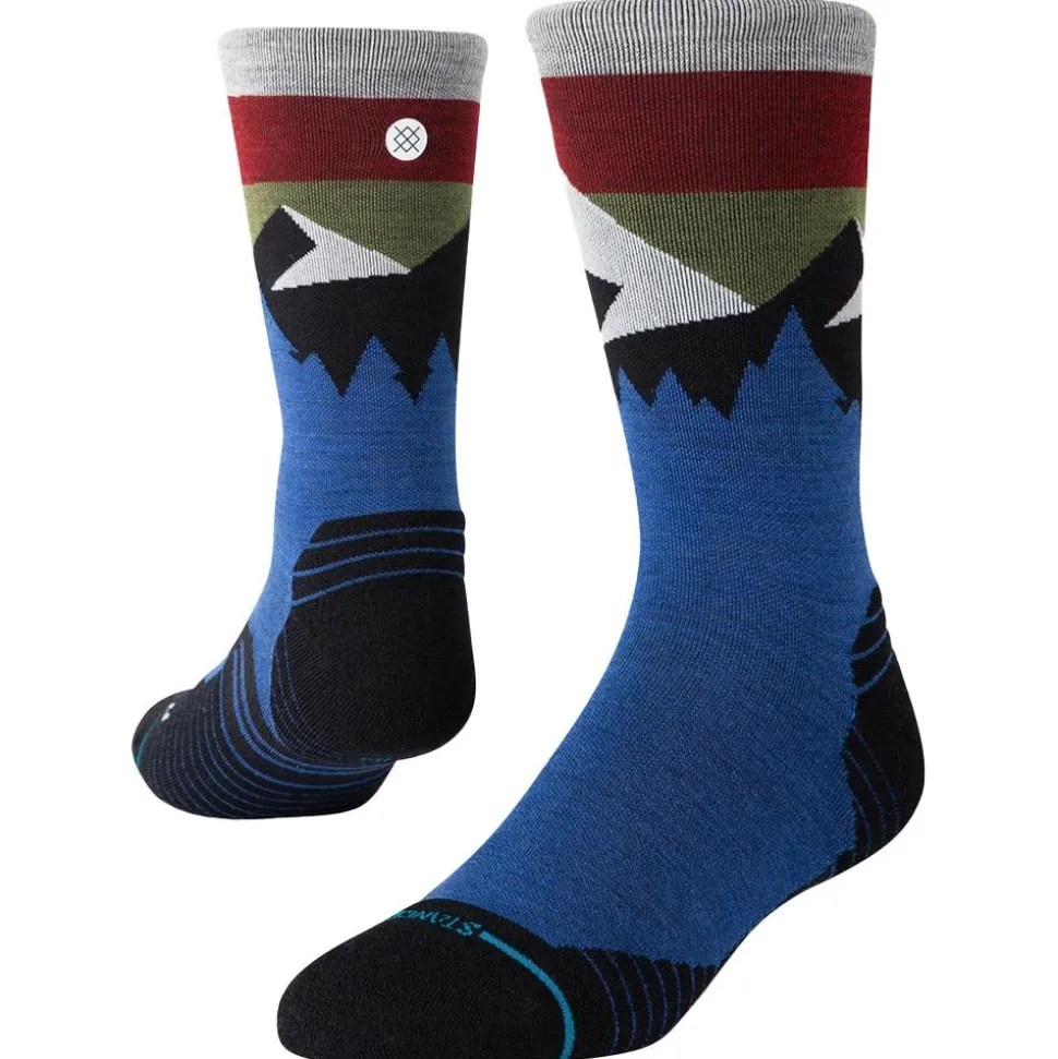 Chaussettes Stance Perf Hike Wool Crew Light Cushion Sock Cobalt