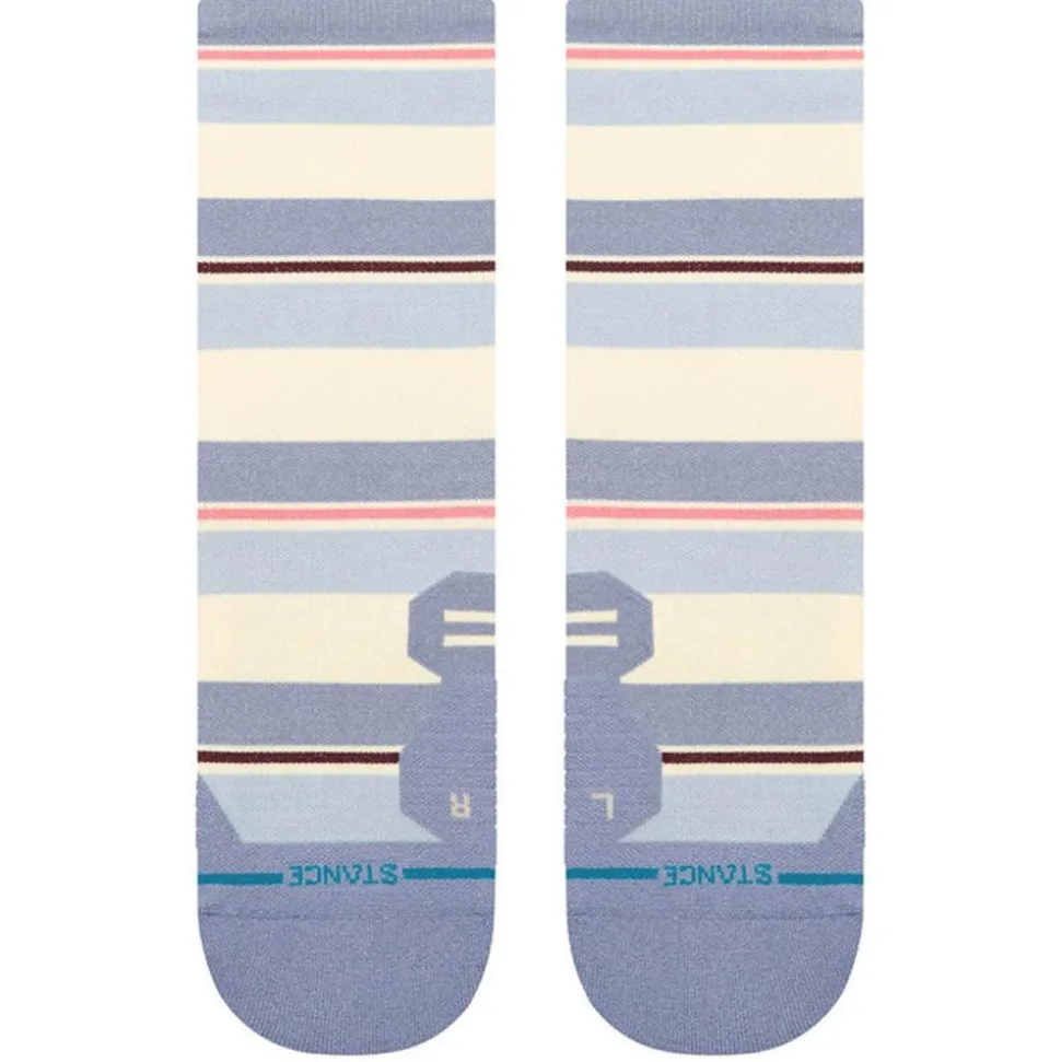 Chaussettes Stance Perf Run Womens Crew Light Cushion Sock Milo Blue