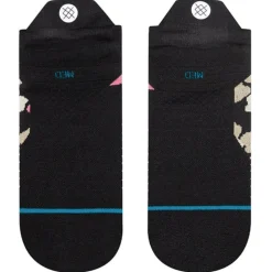 Chaussettes Stance Perf Run Womens Tab Light Cushion Sock Camo Floral Black