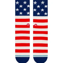 Chaussettes Stance Print & Pattern Socks The Fourth St Crew Red