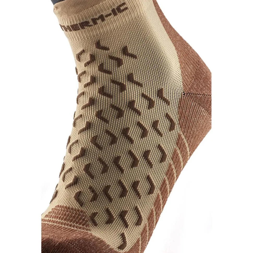 Chaussettes Therm-Ic Outdoor Ultra Cool Ankle Beige Marron