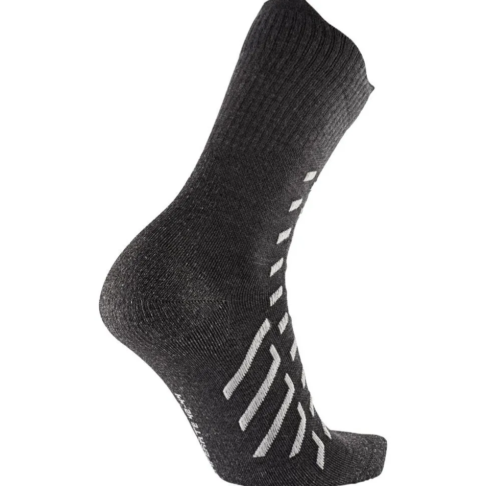 Chaussettes Therm-Ic Trekking Temperate Cushion Crew Gris Foncé