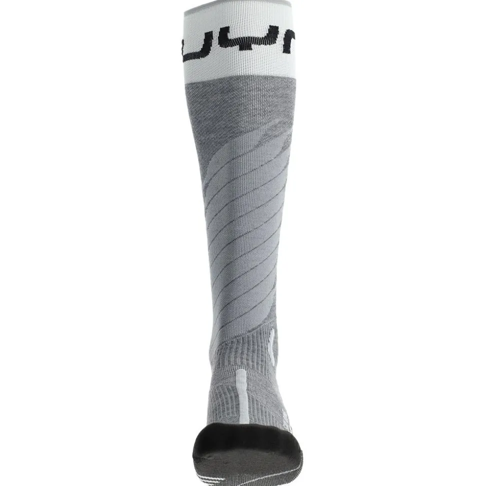 Chaussettes Uyn Man Ski One Merino Socks Gris Melange Blanc