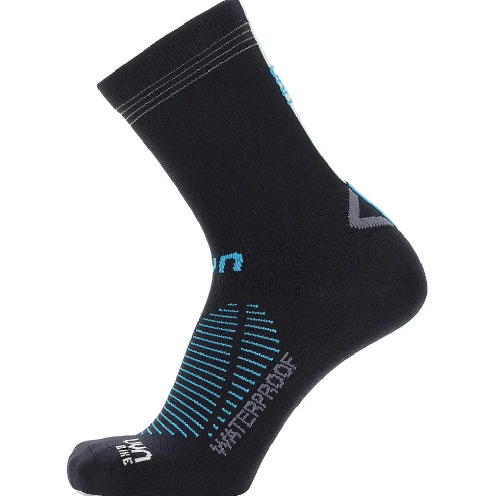 Chaussettes Uyn Waterproof Socks Black Turquoise