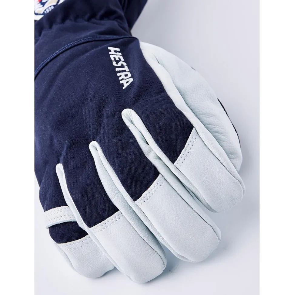 Gant Hestra Army Leather Heli Ski Navy