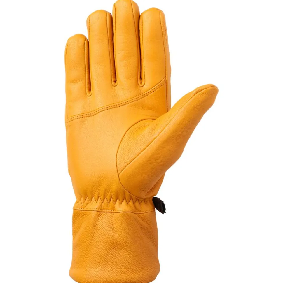 Gant Millet Leather Sherpa Glove Honey Mustard