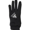 Gant Odlo Stretchfleece Liner Gloves Full Finger Black