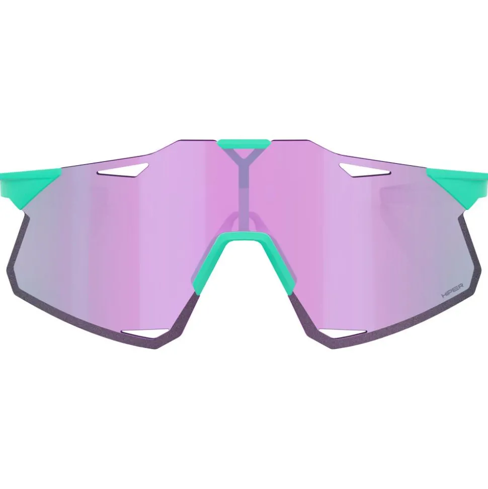 Lunettes de soleil 100% Hypercraft Soft Tact Mint Hiper Lavender Mirror