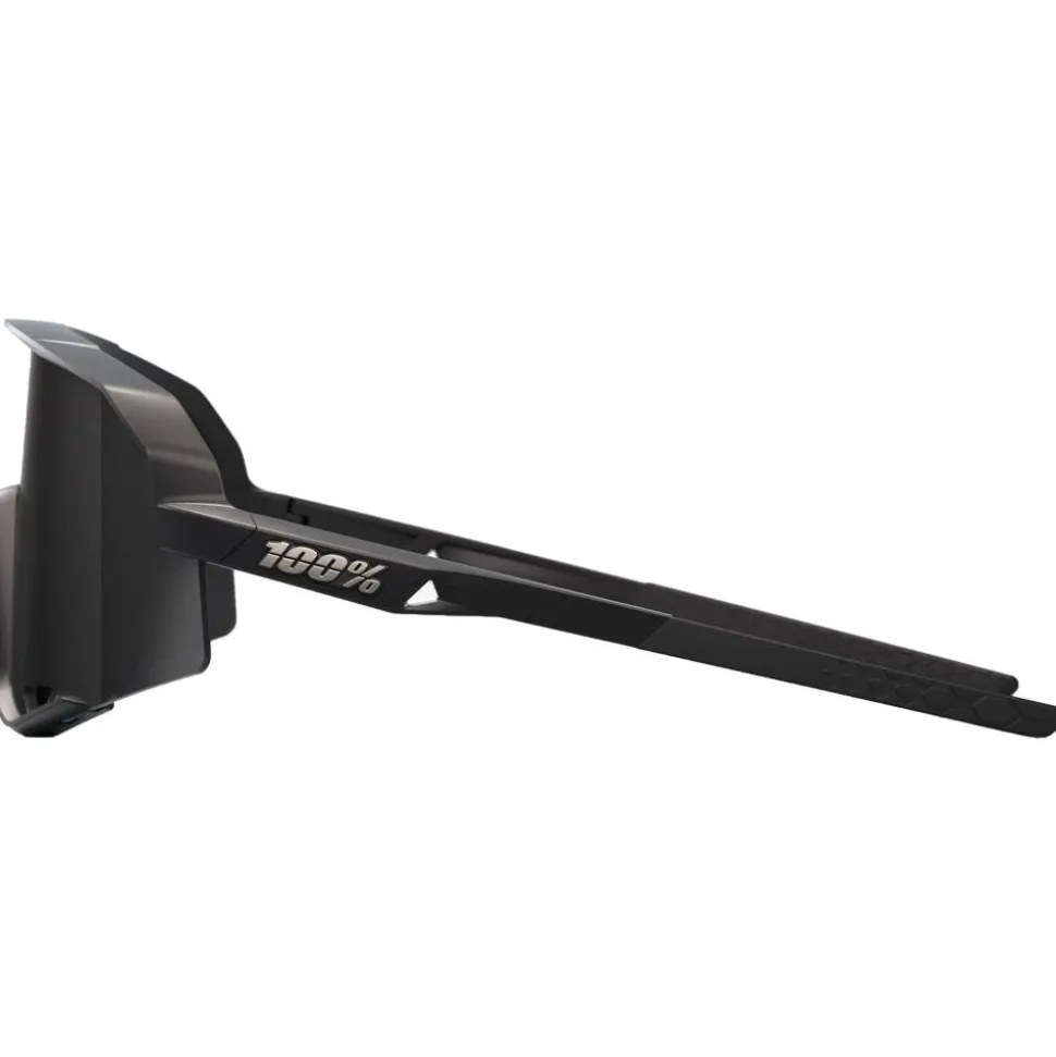 Lunettes de soleil 100% Slendale Matte Black Smoke Lens