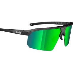 Lunettes de soleil AZR Arrow Rx Noire Vernie Multicouche Vert