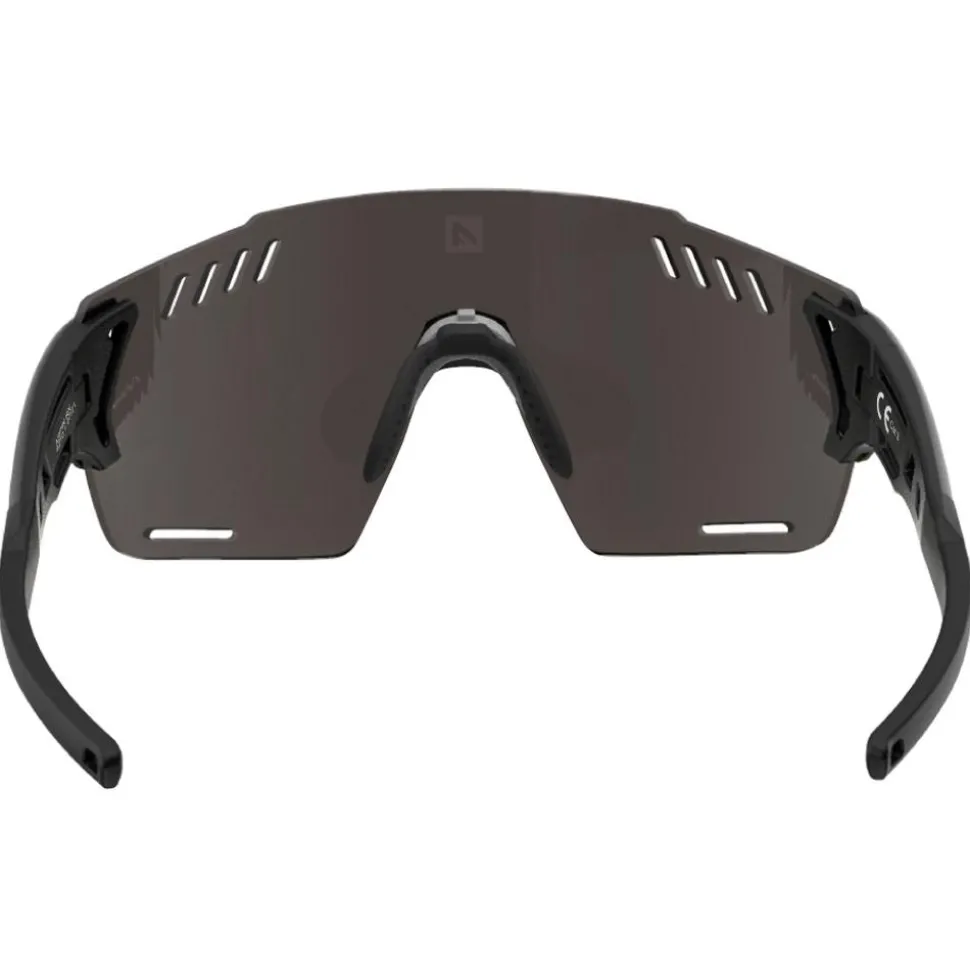 Lunettes de soleil AZR Aspin Rx Noire Mate Multicouche Rouge