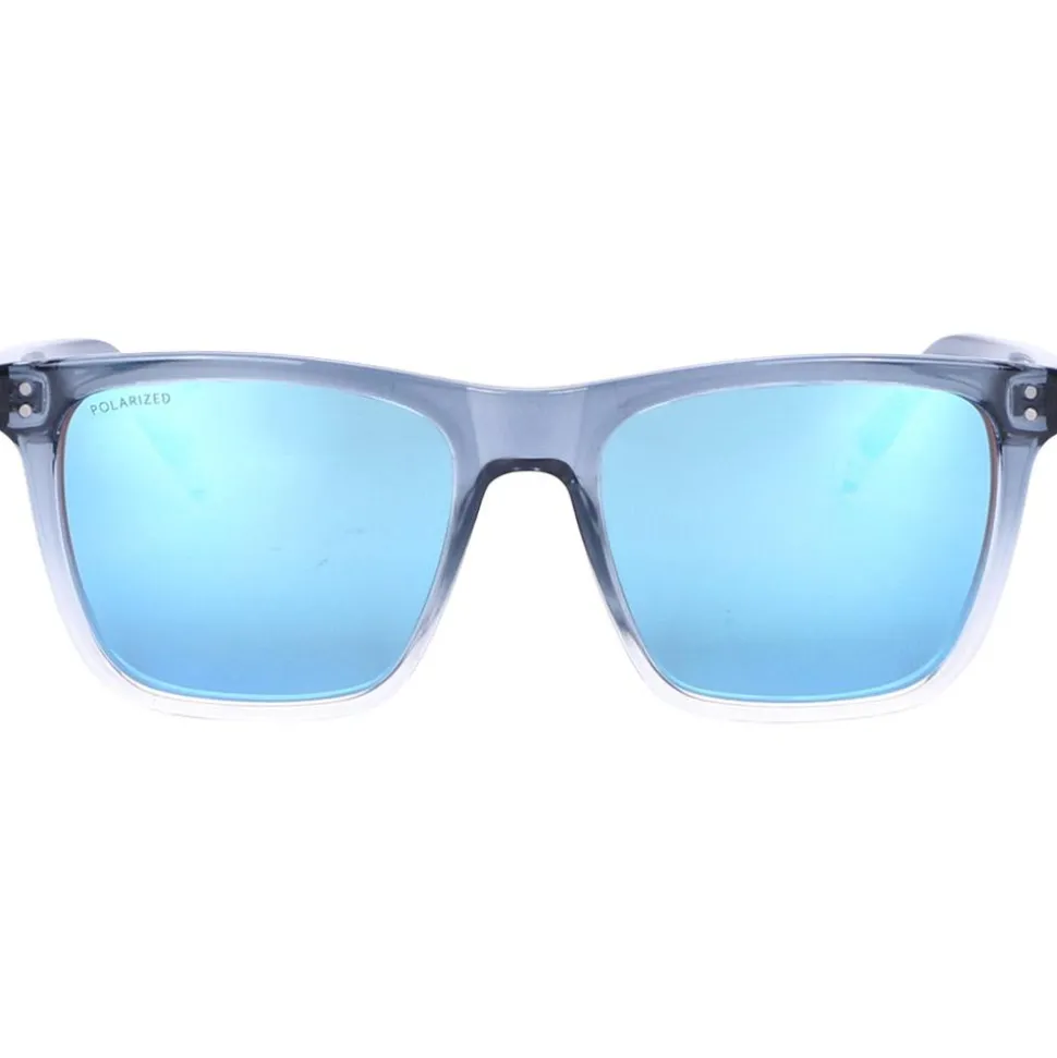 Lunettes de soleil AZR Brad Crystal Bleue Crystal Vernie Polarisant Multicouche Bleu