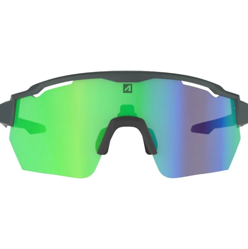 Lunettes de soleil AZR Coffret Race Rx Carbone Mate Multicouche Vert + Incolore