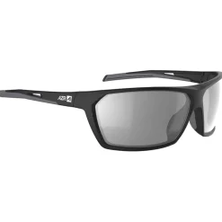 Lunettes de soleil AZR Fight Noire Mate Gris Miroir